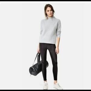NWOT David Lerner Woman’s Faux Suede Pants Leggings XS